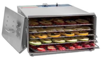 TSM Products Stainless Steel Food Dehydrator with 5 Stainless Steel Shelves