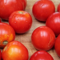 Step 1 - Wash tomatoes