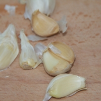 Step 2 - One Garlic Cloves for every cup of beans