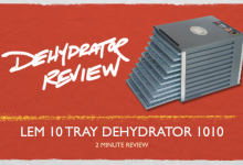 Dehydrator Review: LEM 10 tray dehydrator 1010