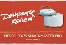Nesco Snackmaster Fd-75pr Food Dehydrator